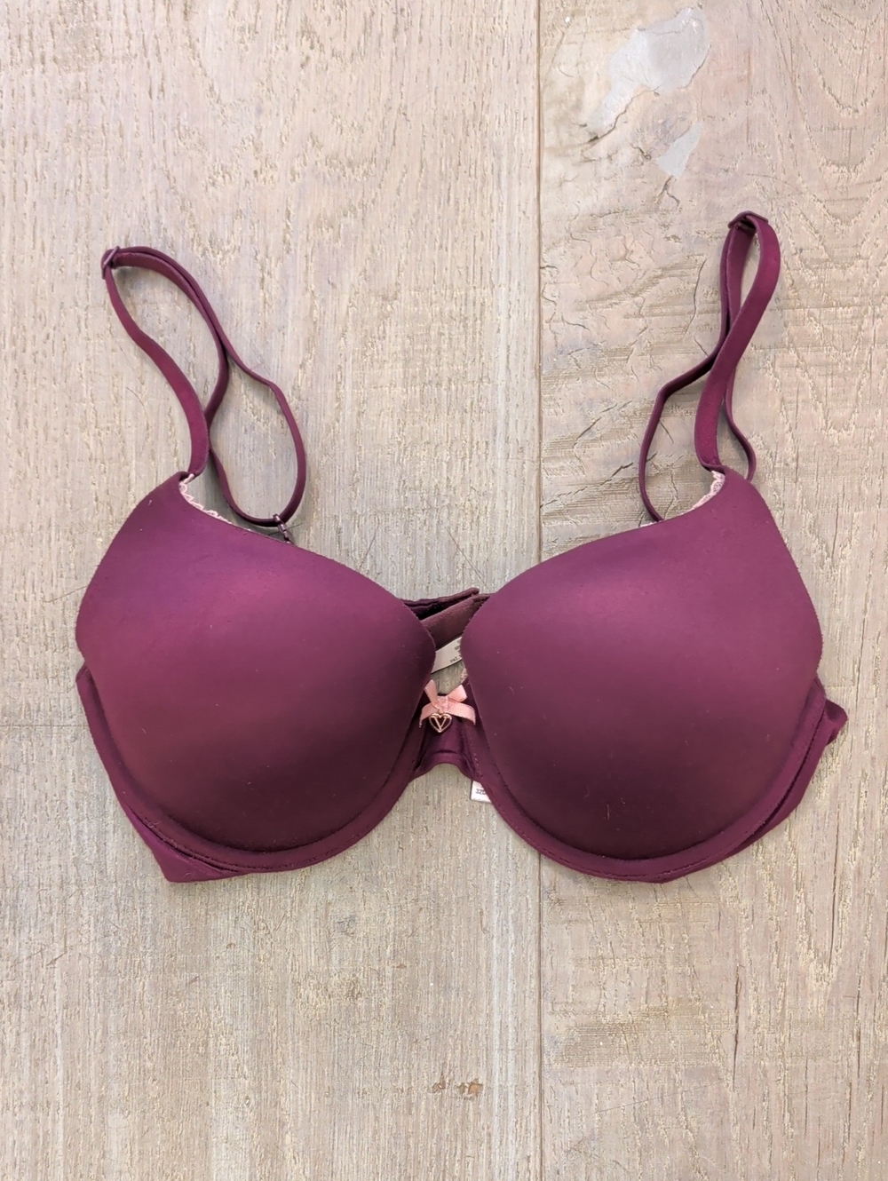 Victoria's Secret Purple Push-up Bra Size 32D